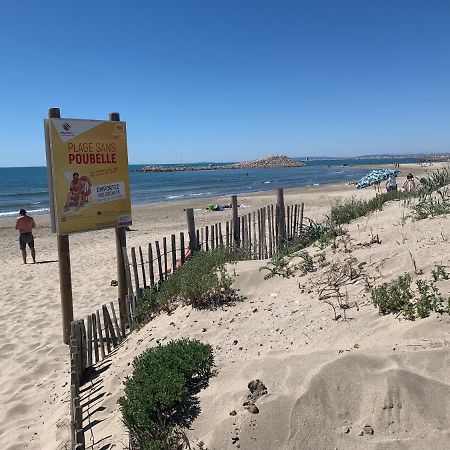 La Mer Et La Plage Au Bout Du Parc Appartement 4 Couchages Avec Jardin La Grande-Motte Eksteriør bilde