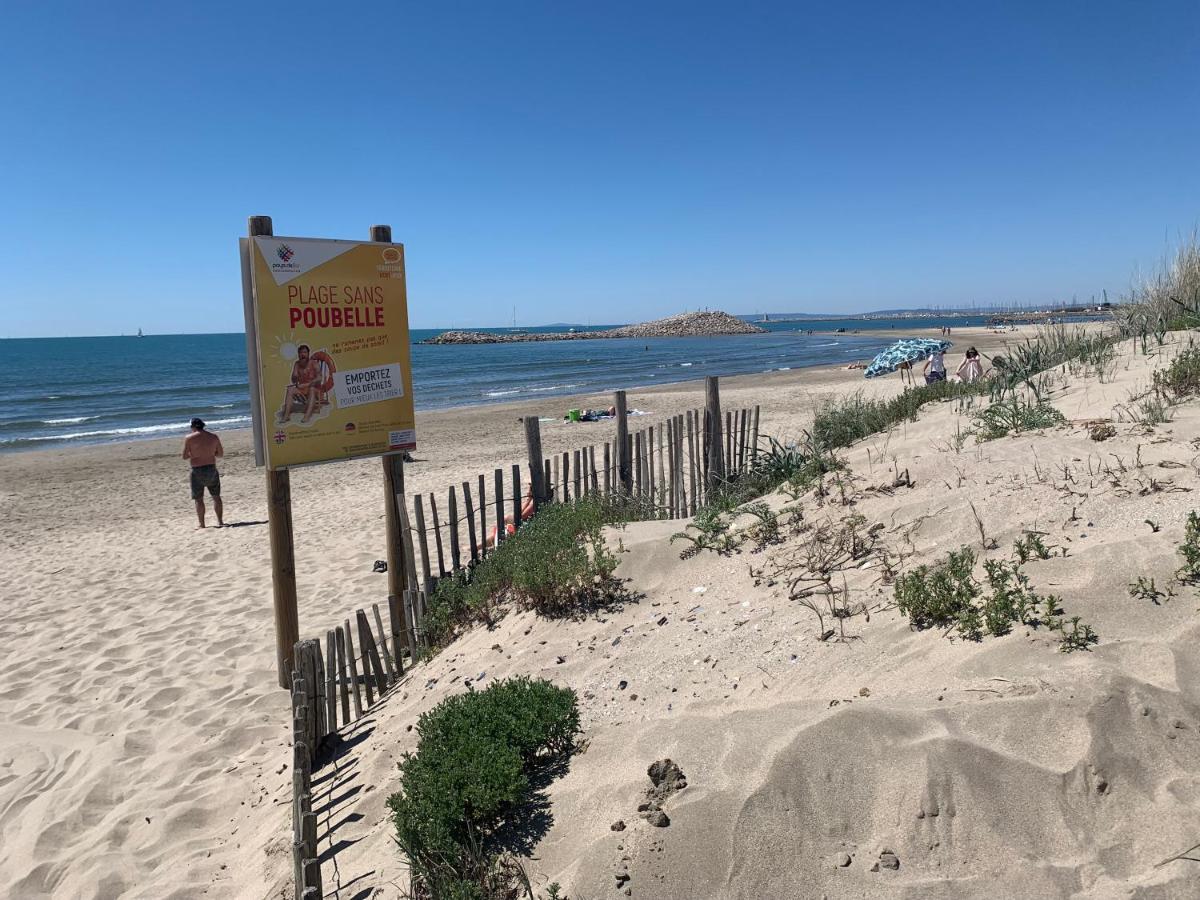 La Mer Et La Plage Au Bout Du Parc Appartement 4 Couchages Avec Jardin La Grande-Motte Eksteriør bilde